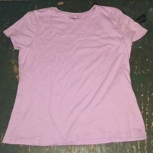 Light purple cotton tee shirt